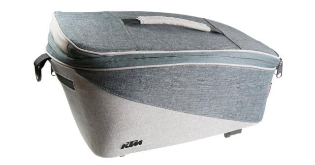 KTM táska csomagtartóra, Racktime szürke színű