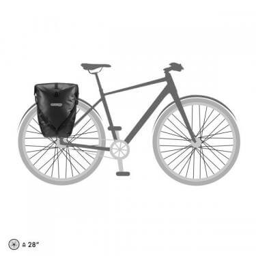 Ortlieb táska csomagtartóra Back-Roller Classic fekete 40L QL2.1 (1 pár)