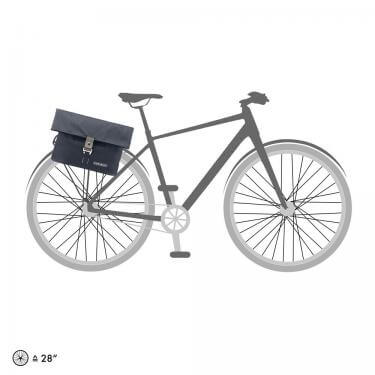 Ortlieb táska csomagtartóra Twin-City Urban fenyőzöld 9L QL2.1