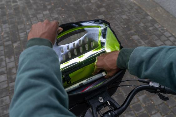 Ortlieb táska kormányra E-Glow fekete 7L