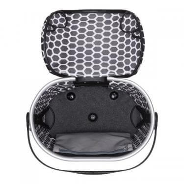 Ortlieb táska kormányra Up-Town Design - Honeycomb fekete/fehér 17,5L