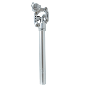 Suntour rugós nyeregcső, ezüst rugós "medium", 110 mm d:27,2 mm SP12-NCX