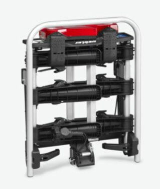 Uebler i31 kerékpárhordozó, 60 fokban ledönthető