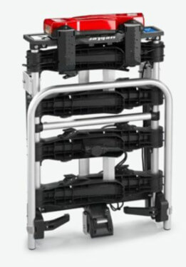 Uebler i41 S kerékpárhordozó, 90 fokban ledönthető