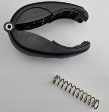 Uebler kerékpárfogó bilincs rugóval