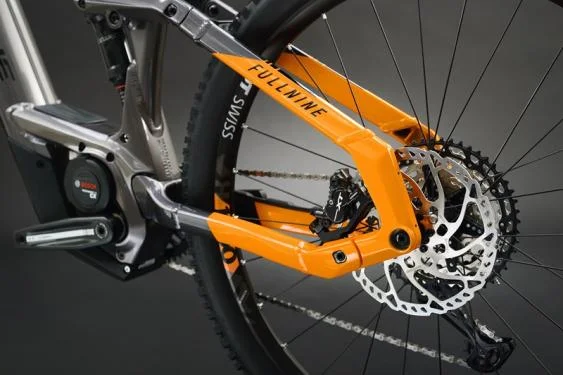 Haibike FullNine 10 44 cm '21 titánium/fekete/narancs elektromos kerékpár
