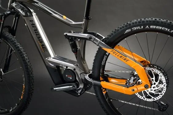Haibike FullNine 10 44 cm '21 titánium/fekete/narancs elektromos kerékpár