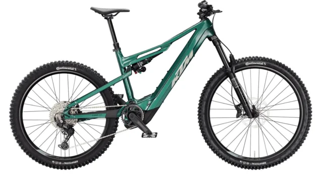 KTM MACINA KAPOHO 8973 48cm '25 zöld elektromos kerékpár