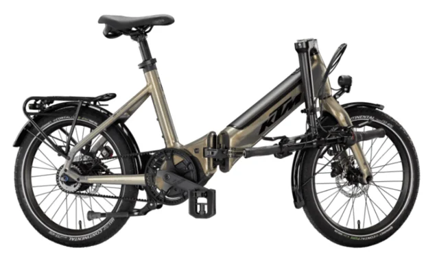 KTM MACINA FOLD 40cm '26 olíva elektromos kerékpár