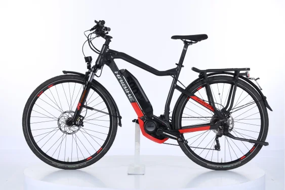 Haibike Trekking S9 HE52 cm '21 fekete-piros elektromos kerékpár - használt -K- (vsz: AV20608091)