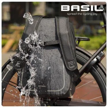 Basil hátizsák Urban Dry charcoal fekete (sötétszürke)