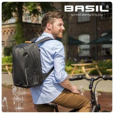Basil hátizsák Urban Dry matt fekete