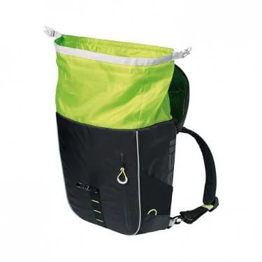 Basil táska egyoldalas Miles Daypack fekete/lime (hátizsák)