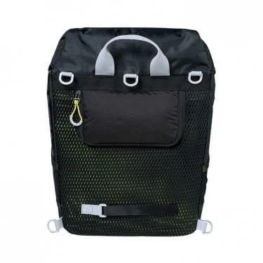 Basil táska egyoldalas Miles Daypack fekete/lime (hátizsák)