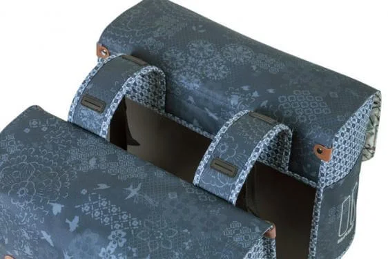 Basil táska kétoldalas Boheme Double Bag, Universal Bridge felfogatás, indigó kék