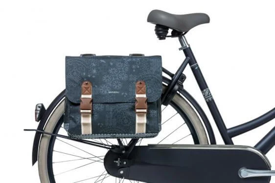 Basil táska kétoldalas Boheme Double Bag, Universal Bridge felfogatás, indigó kék