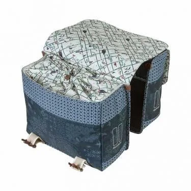 Basil táska kétoldalas Boheme Double Bag, Universal Bridge felfogatás, indigó kék