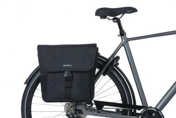 Basil táska kétoldalas Go Double Bag solid fekete