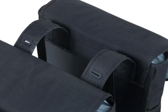Basil táska kétoldalas Go Double Bag solid fekete