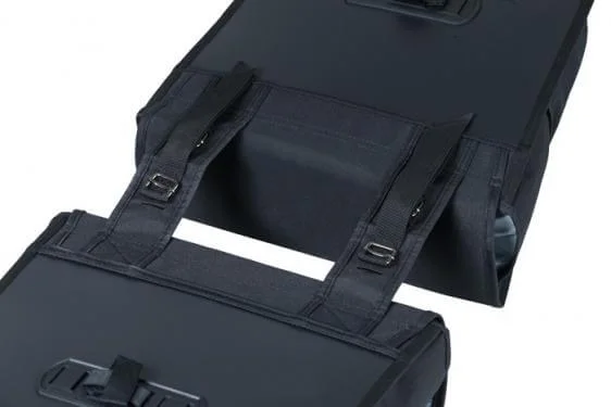 Basil táska kétoldalas Go Double Bag solid fekete
