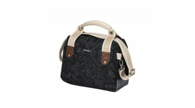 Basil táska kormányra "Boheme City Bag", KF kompatibilis, kormányadapter nélkül (BA 70169/BA 70177), charcoal fekete