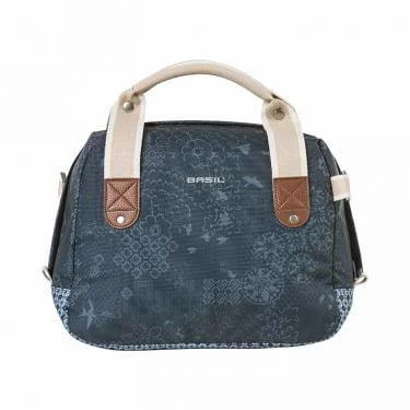 Basil táska kormányra "Boheme City Bag", KF kompatibilis, kormányadapter nélkül (BA 70169/BA 70177), indigo kék (2020)
