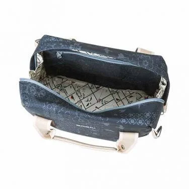 Basil táska kormányra "Boheme City Bag", KF kompatibilis, kormányadapter nélkül (BA 70169/BA 70177), indigo kék (2020)