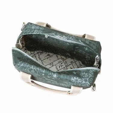 Basil táska kormányra "Boheme City Bag", KF kompatibilis, kormányadapter nélkül (BA70177), forest zöld (2020)