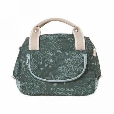 Basil táska kormányra "Boheme City Bag", KF kompatibilis, kormányadapter nélkül (BA70177), forest zöld (2020)
