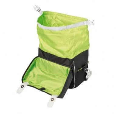 Basil táska kormányra Miles Handlebar Bag fekete/lime