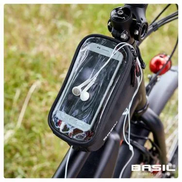 Basil táska vázra Sport Design Framebag fekete
