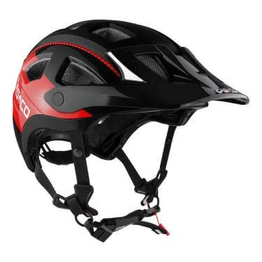 Casco MTB.E 2 fekete piros matt M (56-58 cm) sisak