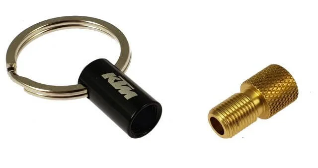 KTM szelep adapter Presta kulcstartós