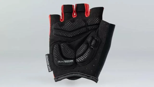 Specialized BG Dual-Gel kesztyű NŐI  piros rövid ujjú "M"